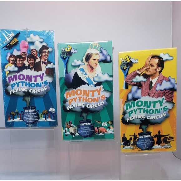 Monty Python's Flying Circus VHS Box Set BBC British Comedy - 4 Sets 1- 12 Tapes - Picture 2 of 6